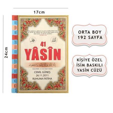 Yasini Şerif  Orta Boy 192 Sayfa İsim Baskılı-Merve Yayınları