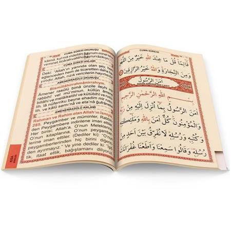 Kadife Yasin Kitabı Çanta Boy 128 Sayfa Arapça Türkçe Açıklamalı