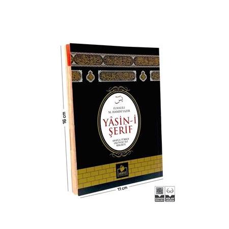 Yasin-i Şerif – Arapça ve Türkçe Okunuşlu | Kabe Kapak | Çanta Boy | İsim Yazılı