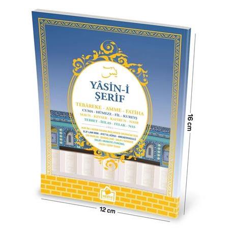 Mescidi Aksa Desen Kabe Kapak Çanta Boy Yasin Kitabı 80 Sayfa
