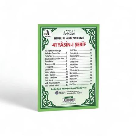 Çanta Boy 80 Sayfa Yasin Kitabı | Mevlütler İçin Özel Baskı