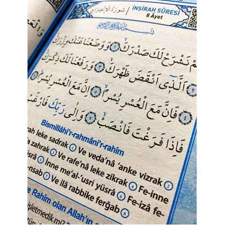 Yasini Şerif Yeşil Renk Türkçe Okunuşlu ve Mealli Orta Boy-Mavi