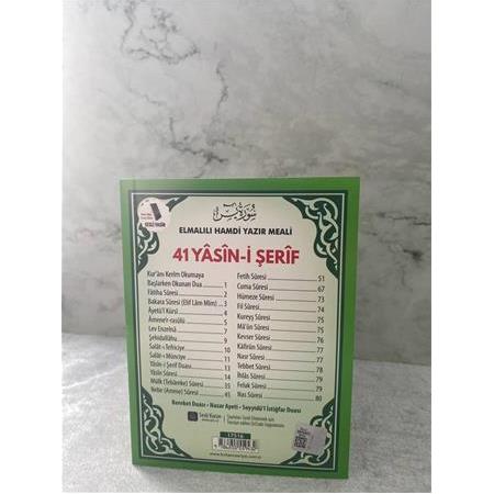 Çanta Boy İsim Yazılı Tül Keseli Yasin Kitabı ve Tesbih Seti Yeşil | Mevlit Hediyeliği