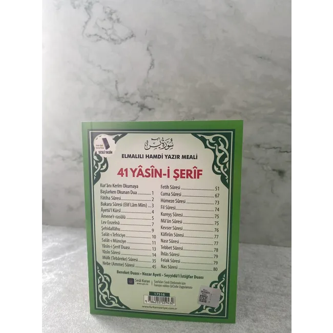 Çanta Boy İsim Yazılı Tül Keseli Yasin Kitabı ve Tesbih Seti Yeşil | Mevlit Hediyeliği