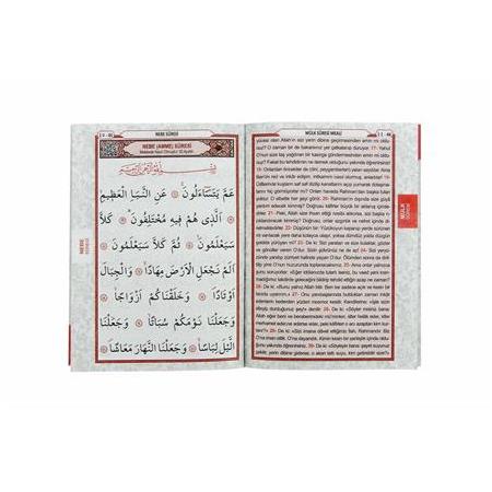 Asetat Kutulu Kadife Yasin ve İnci Tesbih Seti-Açık Mavi