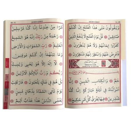 İri Yazılı Kolay Okunuşlu Arapça Yasin-i Şerif Orta Boy 128 Sayfa
