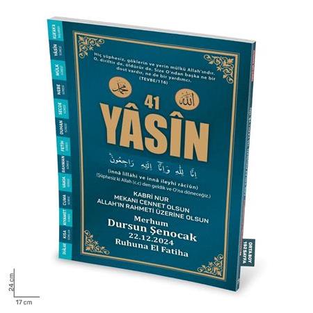 Mevlid İçin İsimli Yasin-i Şerif, 192 Sayfa (Orta Boy)-Merve Yayınları